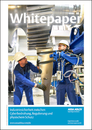 White Paper Industriesicherheit zwischen Cyberbedrohung, Regulierung und physischem Schutz White Paper Industriesicherheit zwischen Cyberbedrohung, Regulierung und physischem Schutz